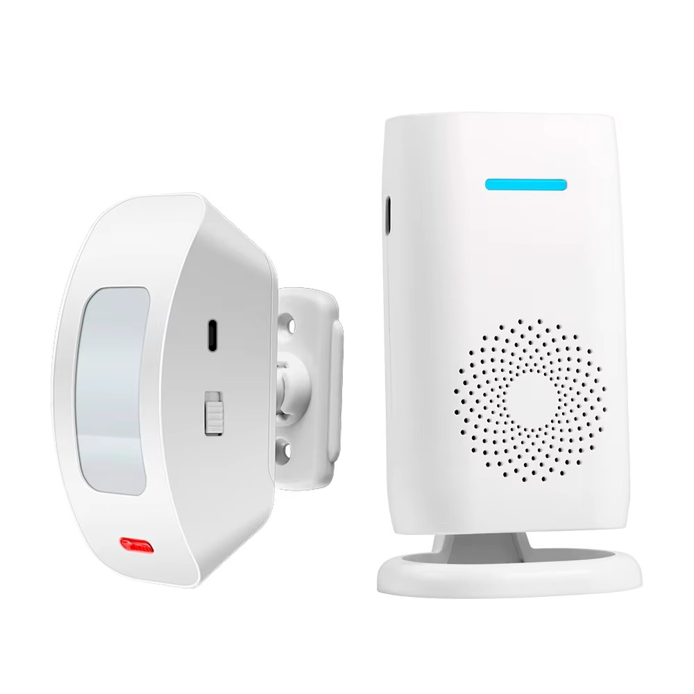 KERUI Split Type Welcome Device Wireless Long Range PIR Detector Doorbell Device Home Shop Mall Use Alarm Security Accessories