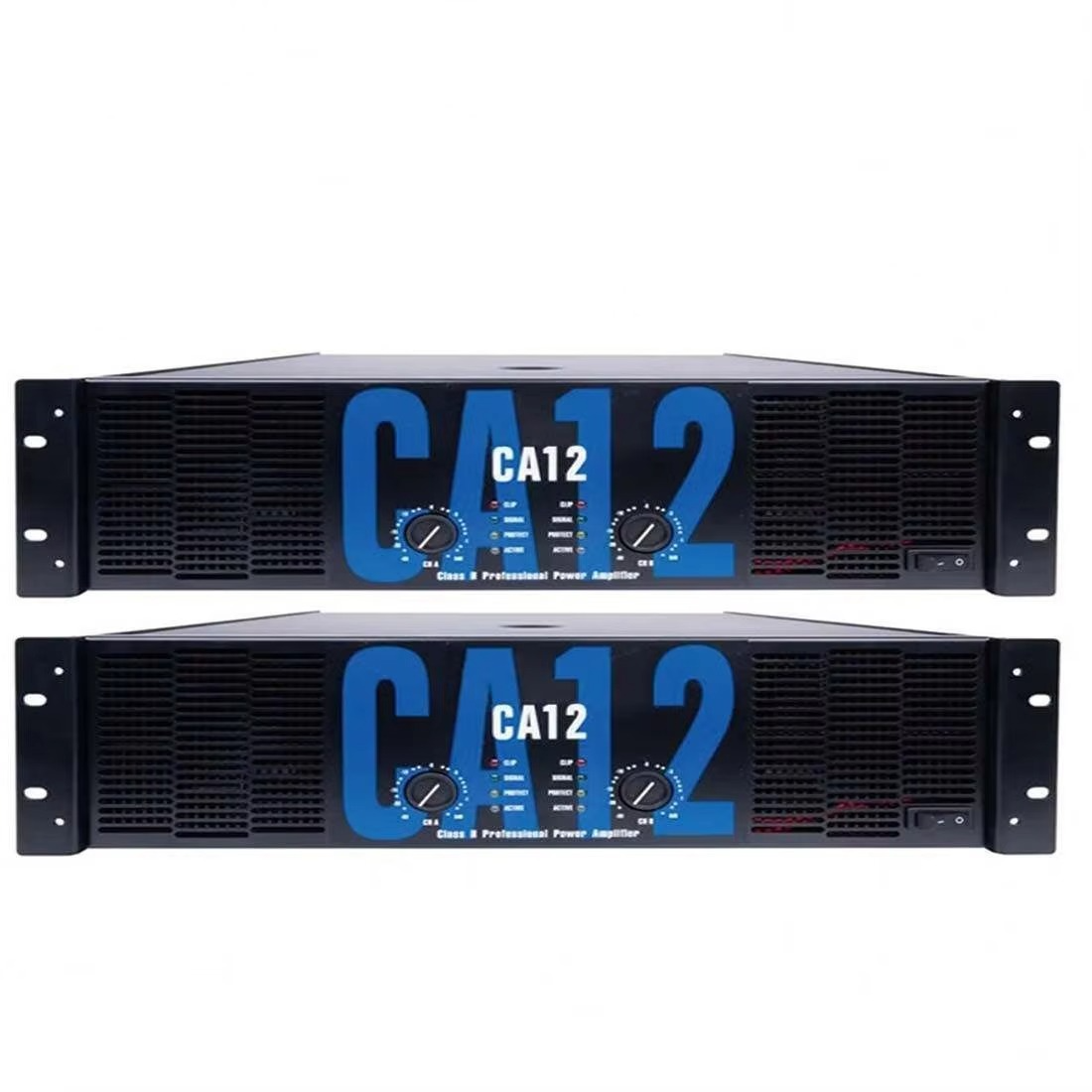 Soundstandard CA12 (3U) 900x2 - 2 Channels Power Amplifier Professional 2U Amplifier 900W*2 Stereo Output Pro Audio Power Amplifier