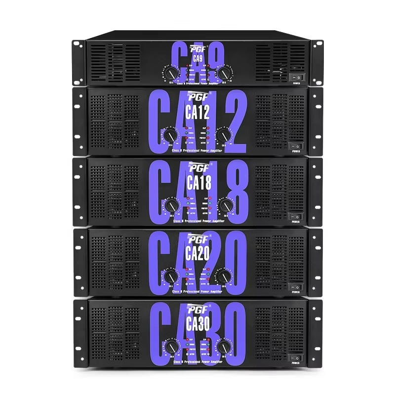 Soundstandard CA18 Series 3U Audio Standard 1100x2 Watt High Long case Professional Power Amplifier