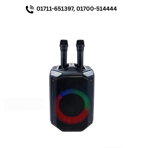 Havit SQ143BT Portable 40-Watt Bluetooth Speaker/2-Hand Wireless Microphone