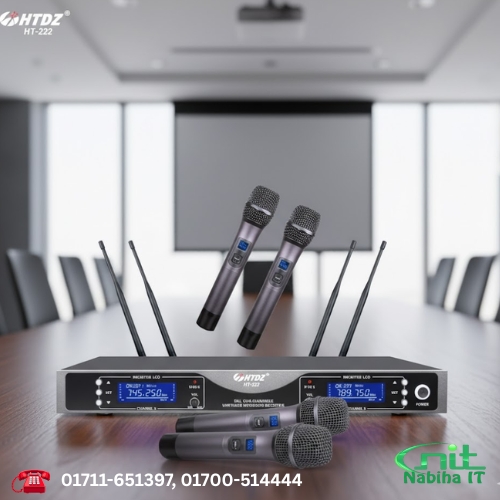 HTDZ HT-88B Single Channel UHF Wireless Microphone System