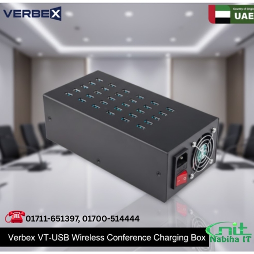 Verbex VT-USB Wireless Conference Charging Box – Fast & Reliable Multi-Port Charger for Conference Systems