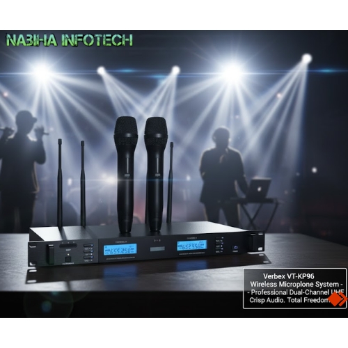 Verbex VT-KP96 UHF Wireless Microphone System with Receiver