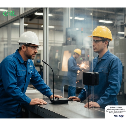 Verbex VT-E330 Window Intercom Device For Factory