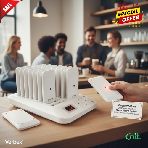 Verbex VT-JT-919 20 Pagers Wireless Guest Paging System