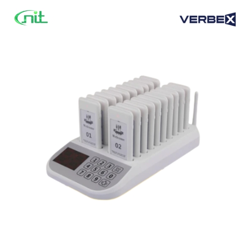 Verbex VT-6970W Touch Keypad Restaurant Call Bell System with Table Number Display