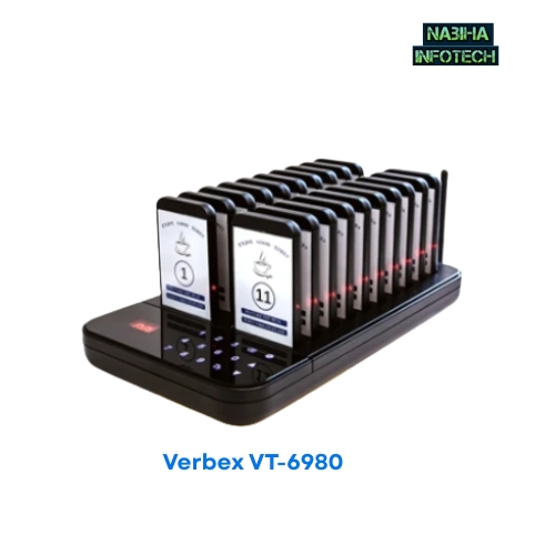 Verbex VT-6980 Touch Keypad Kitchen to Waiter Calling System