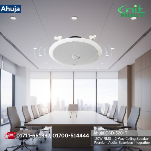 Ahuja CSD-5201T – PA Ceiling Speakers | 20W Rms | 2-Way Ceiling Speaker