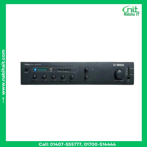 Bosch PLE-1ME060-3IN, 60W, Mixer Amplifier, Charcoal