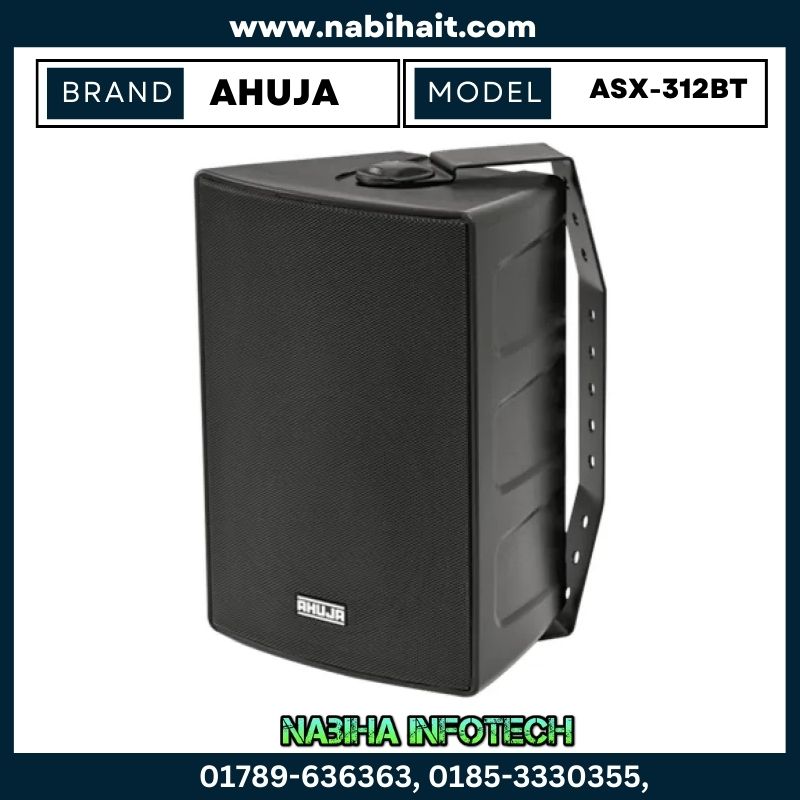 Ahuja ASX-312BT 30 Watts 2-Way Compact PA Wall Speaker