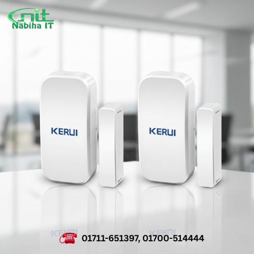 KERUI D025 Window Door Magnet Sensor Detector 5 units (White)