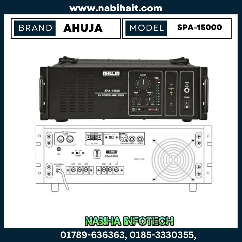 Ahuja SPA-15000 1500 Watts High Power PA Amplifier (Discontinued)