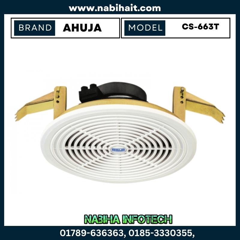 Ahuja CS-663T 6W/100V PA Ceiling Speaker