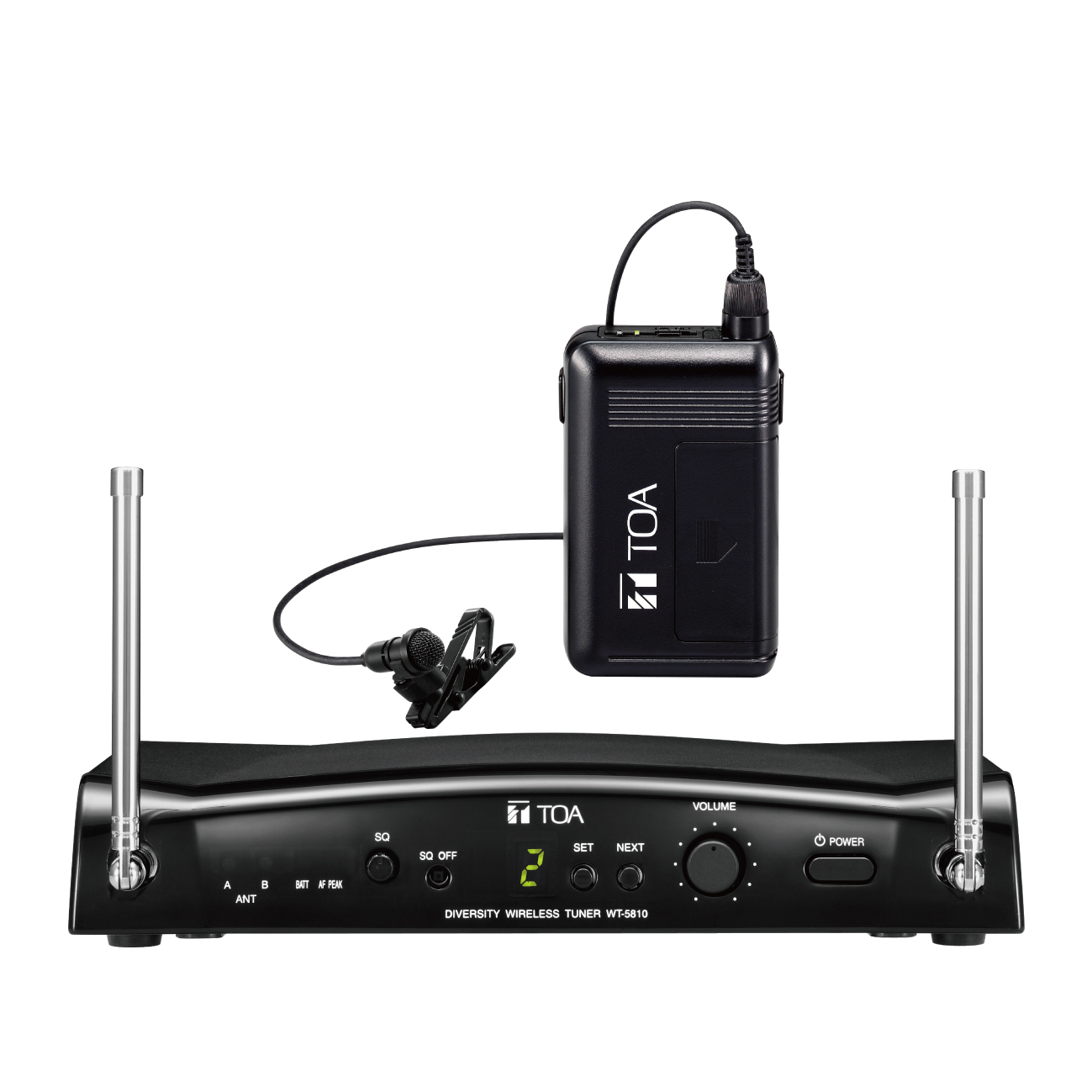TOA WM-5325 With WT-5810 UHF Wireless Microphone Sets