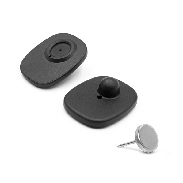 Mini Square Security Tag with pin – RF Hard Tag