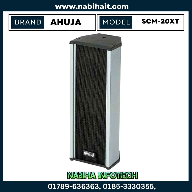 Ahuja SCM-20XT 15-Watts Indoor/Outdoor Column Speaker