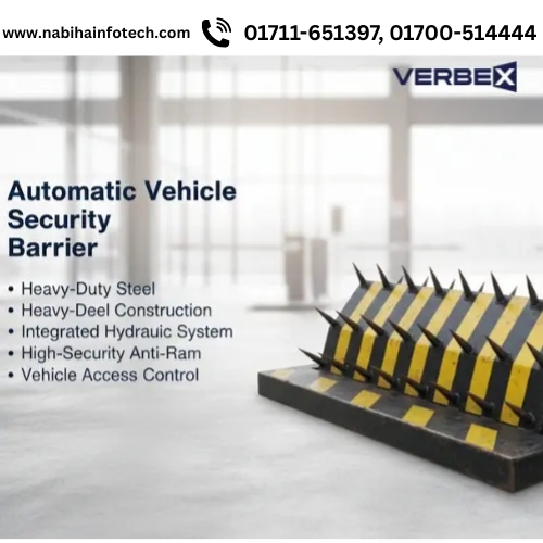 VT-HZ-RL02 2m Hydraulic Road Blocker Loaded-Duty Verbex Vehicle Access Control