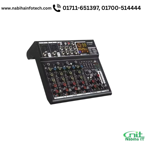 VT-MR60 Verbex 6 Channel Professional Amplifier Audio Mixer