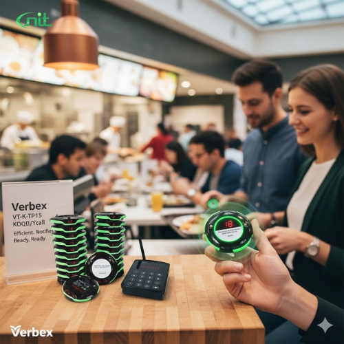 Verbex VT-K-TP15 KOQI/Ycall Queue Alert Unit With Numbers