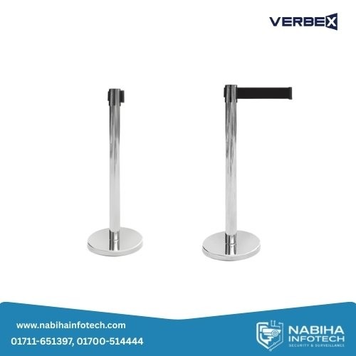 Verbex VT-SCS5M1701 Stainless Steel Crowd Control Stanchion
