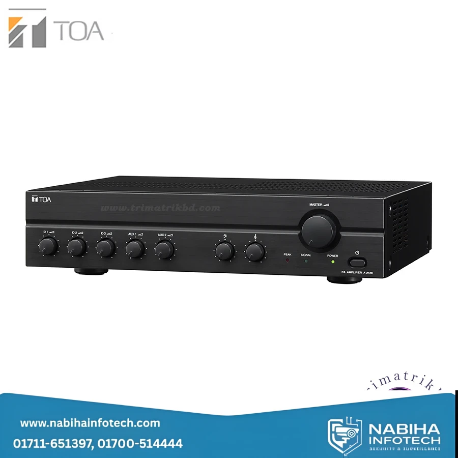 TOA A-2030 Mixer Power Amplifier High-Quality Sound