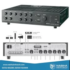 Toa A-1724 High Performance 240 Watt Mixer Power Amplifier Good Quality