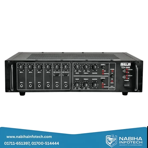 Ahuja TZA-2000 – 200 Watts 2 Zone PA Mixer Amplifier Good Quality