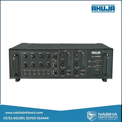 Ahuja TZA-4000EM 400 Watts 2-Zone PA Mixer Amplifiers Good Quality