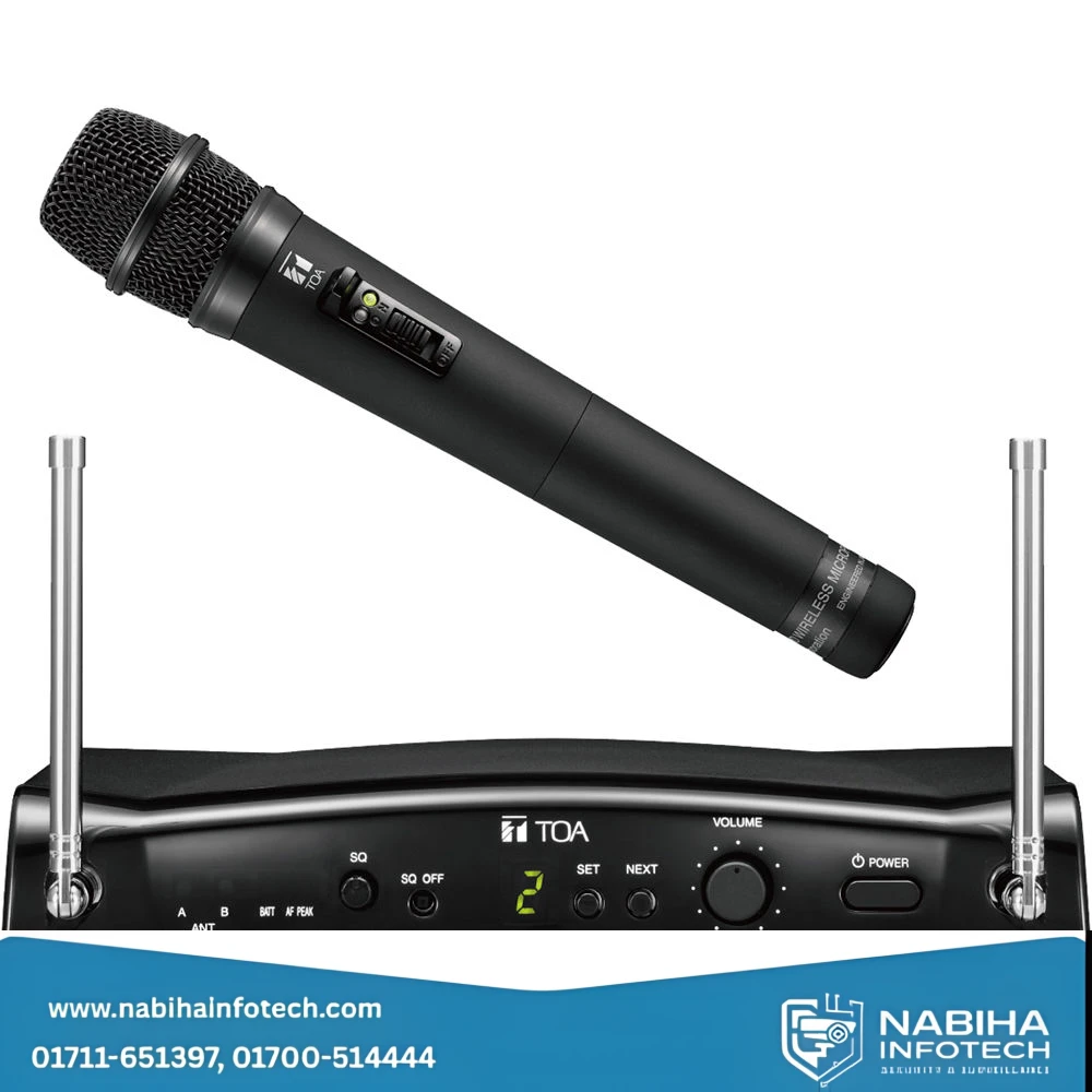 TOA WT-5810 + WM-5225 UHF Wireless Microphone High Quality