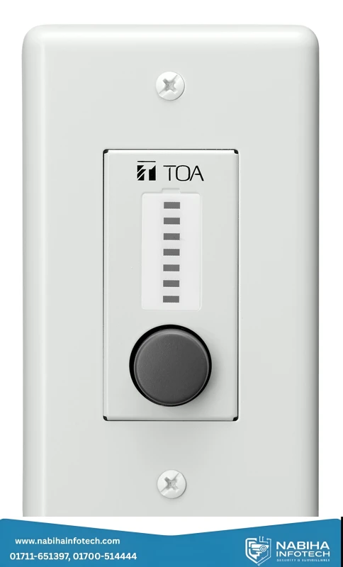 TOA ZM-9012 Remote Control Panel – Wall-Mounted Rotary Volume Knob