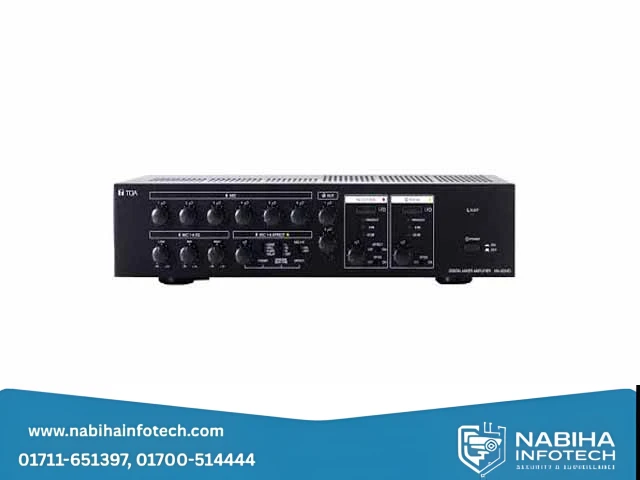 TOA MX-6224D 2x240W Digital Mixer Amplifier – Dual Channel PA System