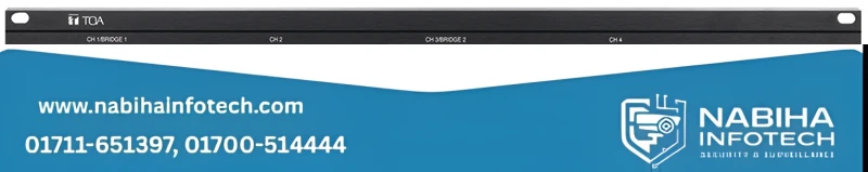 TOA DA-550F 4-Channel Digital Power Amplifier – 2200W (4 x 550W)