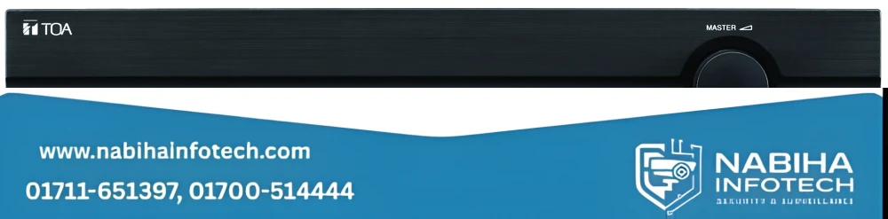 TOA A-2060 Mixer Power Amplifier – 60W 100V Line Public Address Amp for Restaurants & Retail Stores