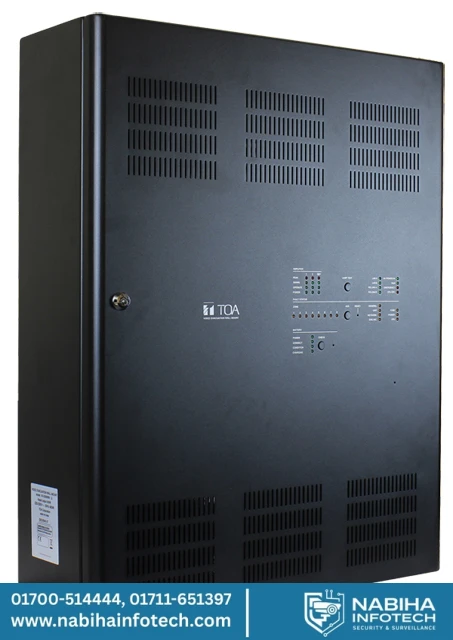 TOA VX-3308WM Wall-Mount Voice Evacuation System – 8-Zone EN54-16 Certified All-In-One VA Controller