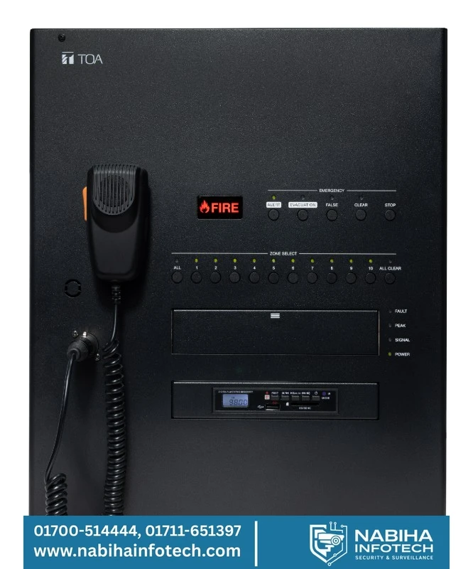 TOA FV-2148W Integrated PA/VA System – 8-Zone