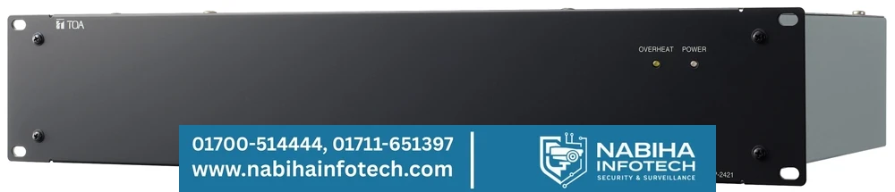 TOA VP-2241 240W Power Amplifier – Single-Channel 100V Line High-Impedance Amp