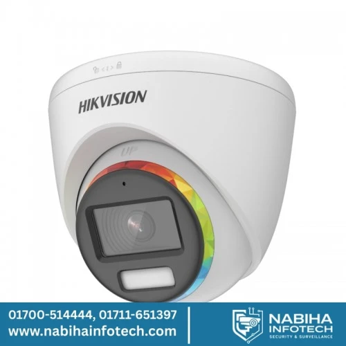 Hikvision DS-2CE72DF8T-FSLN 2MP ColorVu Audio Fixed Turret Camera