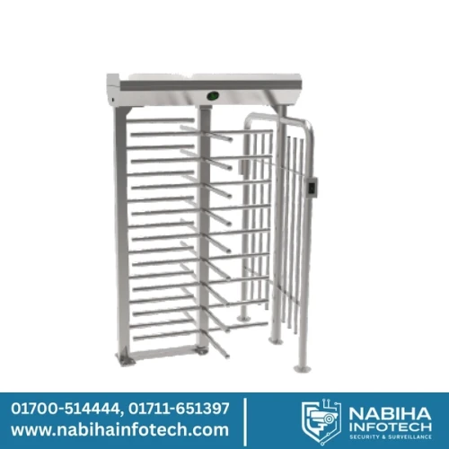 ZKTeco FHT2422 Full Height Turnstile with Fingerprint and RFID Access Control System