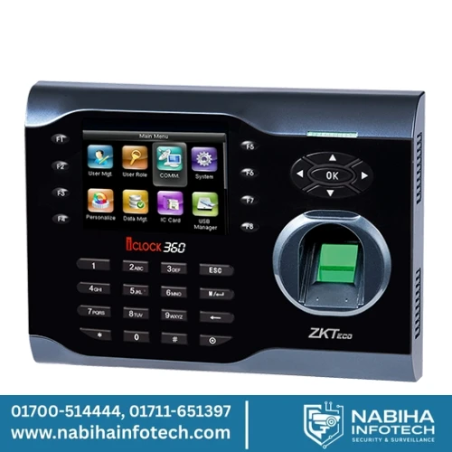 ZKTeco iClock360 Fingerprint Time & Attendance Terminal
