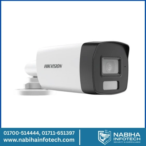 Hikvision DS-2CE10DF0T-LFS 2 MP Smart Hybrid Light with ColorVu Fixed Mini Bullet Camera