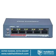 Hikvision DS-3E0105P-E/M 5-Port Fast Ethernet Unmanaged PoE Switch