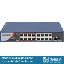 Hikvision DS-3E0318P-E/M 16 Port Fast Ethernet Unmanaged POE Switch