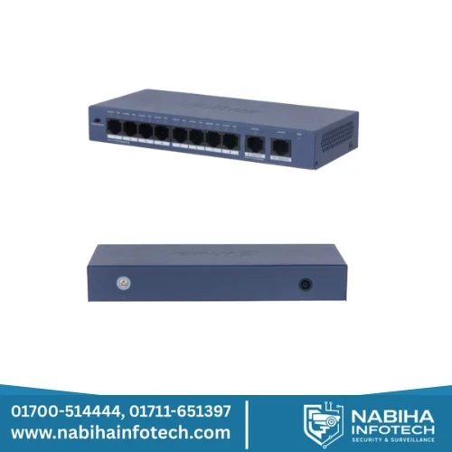 Dahua DH-S3010-8ET2ET-60 10-Port Fast Ethernet PoE Switch