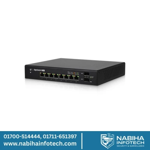 Ubiquiti ES-8-150W EdgeSwitch 8, 8-Port Managed PoE+ Gigabit Switch With SFP, 150W