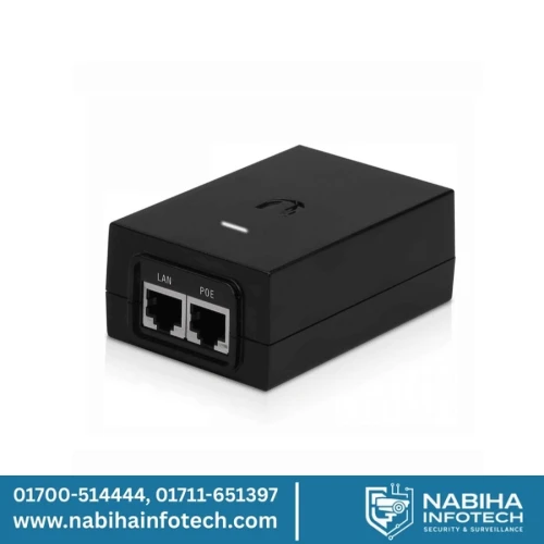 Ubiquiti POE-24-24W-G Gigabit 24W Black PoE Injector