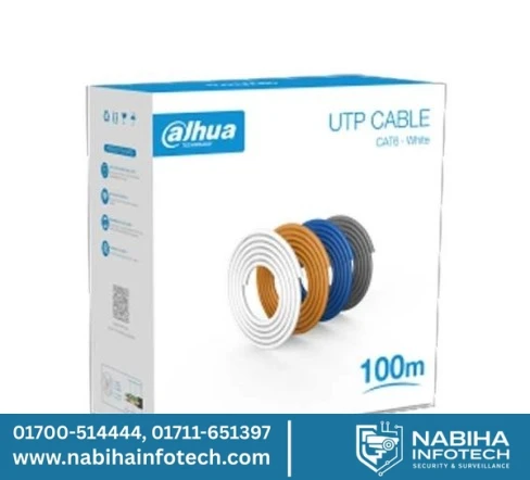 Dahua DH-PFM922I-6UN-C-100 Cat6 100M Orange – Full Copper Network Cable