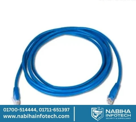 Vivanco Cat6 U/UTP Patch Cord 3M – Unshielded Blue Network Cable