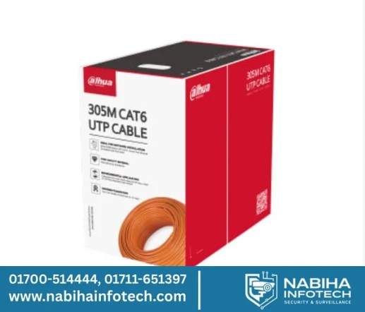 DHI-PFM922I-6UN-C Dahua CAT6 Cable – High-Speed Gigabit Networking