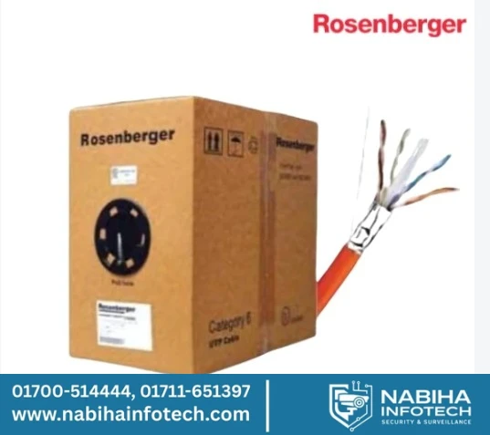 Rosenberger CP11-141-12 CAT6 UTP Cable – 305m Gray Solid Copper