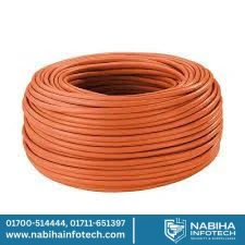 Vivanco VCCAUU64LSP3 CAT6 LSZH Cable – 305M Orange Full Copper